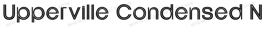 Upperville Condensed Normal字体转换